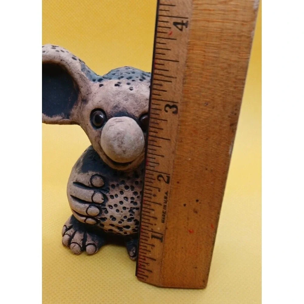 Hand Made Art Potter Sea creature coral body big ears palms Handmade Adorable!